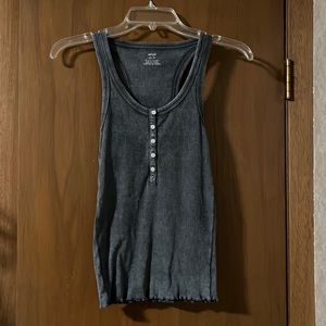Womens Gray XS Aerie Tank Top